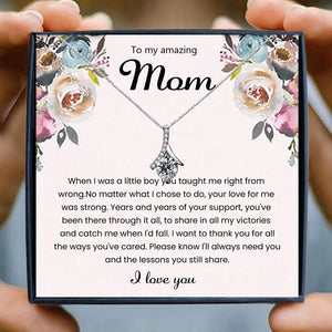 To My Amazing Mom Necklace